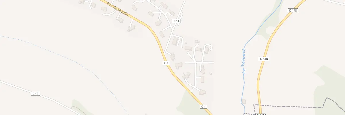 Plan du 9 Res du Broqua à Castin