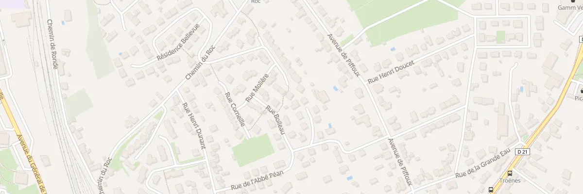 Plan du 1 Rue Racine à Châtellerault