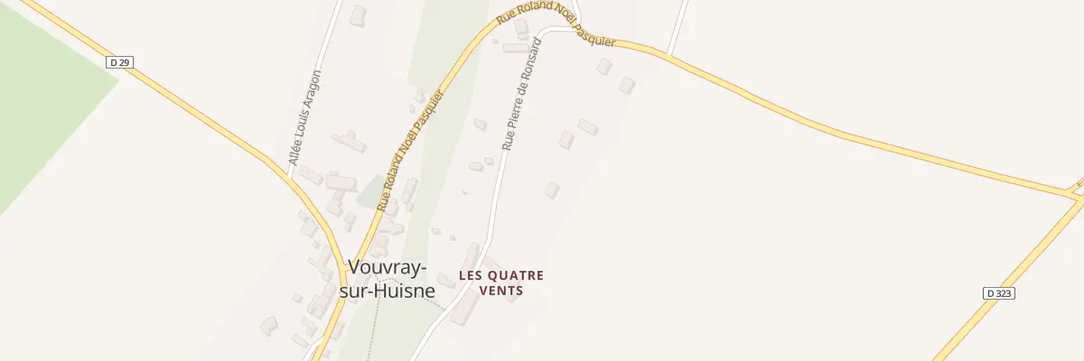 Plan du 3 Rue Pierre de Ronsard à Vouvray-sur-Huisne
