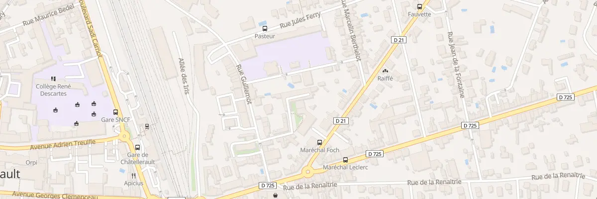 Plan du 15 Av Marechal Foch à Châtellerault