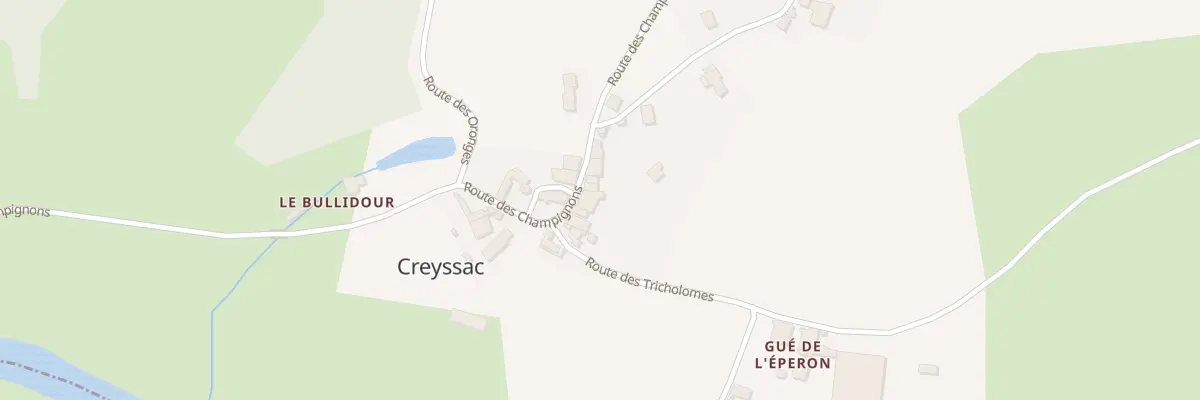 Plan du 6 Le Bourg à Creyssac