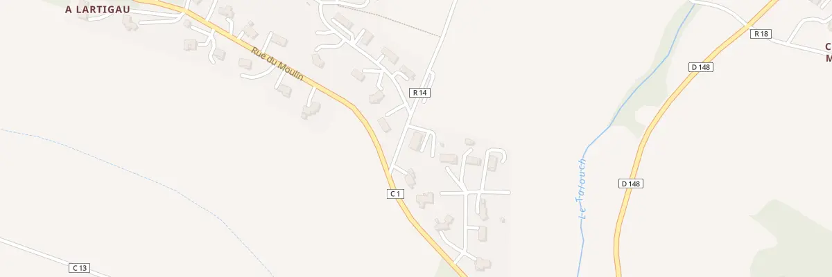 Plan du 10 Res du Broqua à Castin