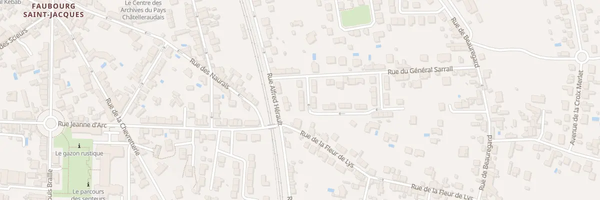 Plan du 6 Rue Georges Guynemer à Châtellerault