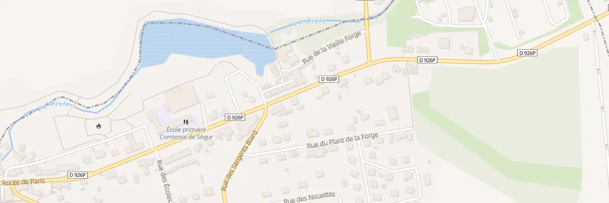 Plan du 24 Rte de Paris à Aube
