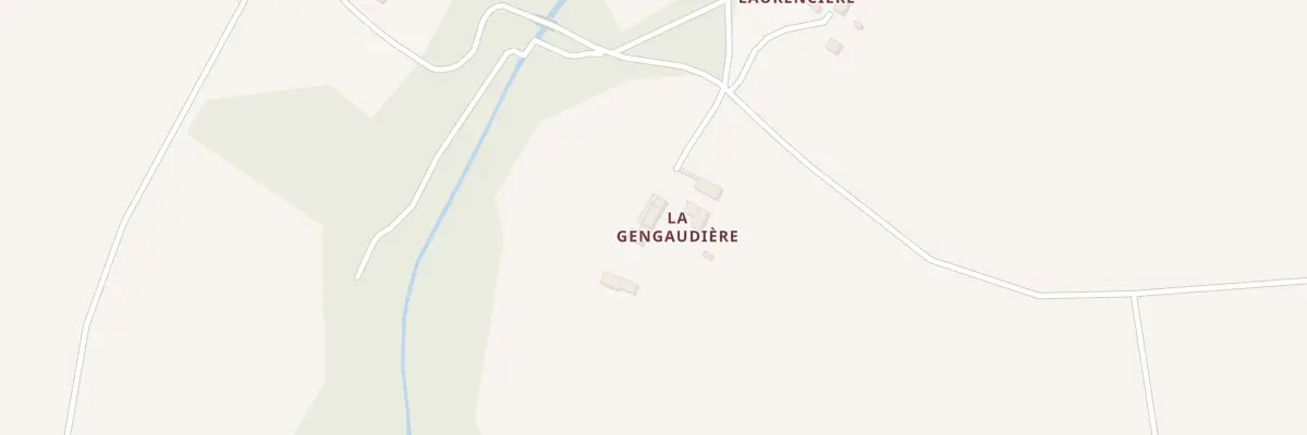Plan du 5048 La Gengaudiere à Saint-Laurent-de-Jourdes
