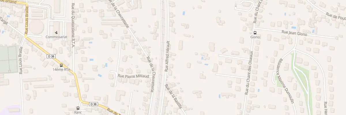 Plan du 36 Rue Alfred Hérault à Châtellerault