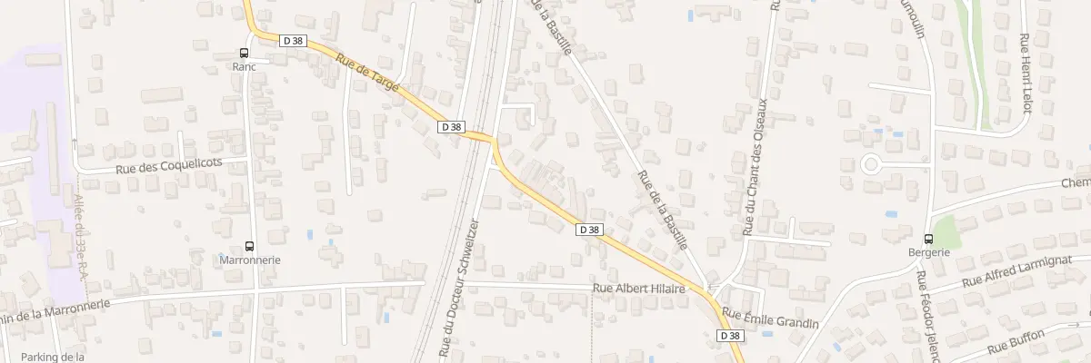 Plan du 7 Rue des Charraults à Châtellerault