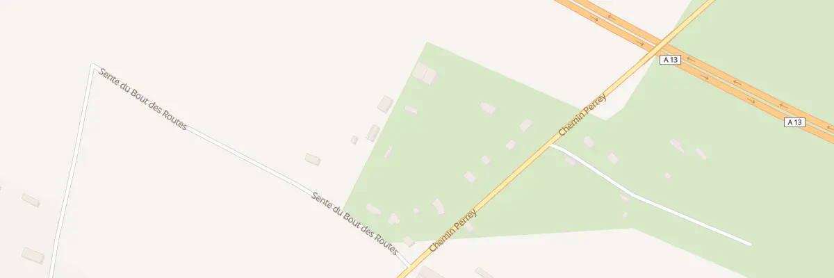 Plan du 80A Sen du Bout des Routes au Perrey