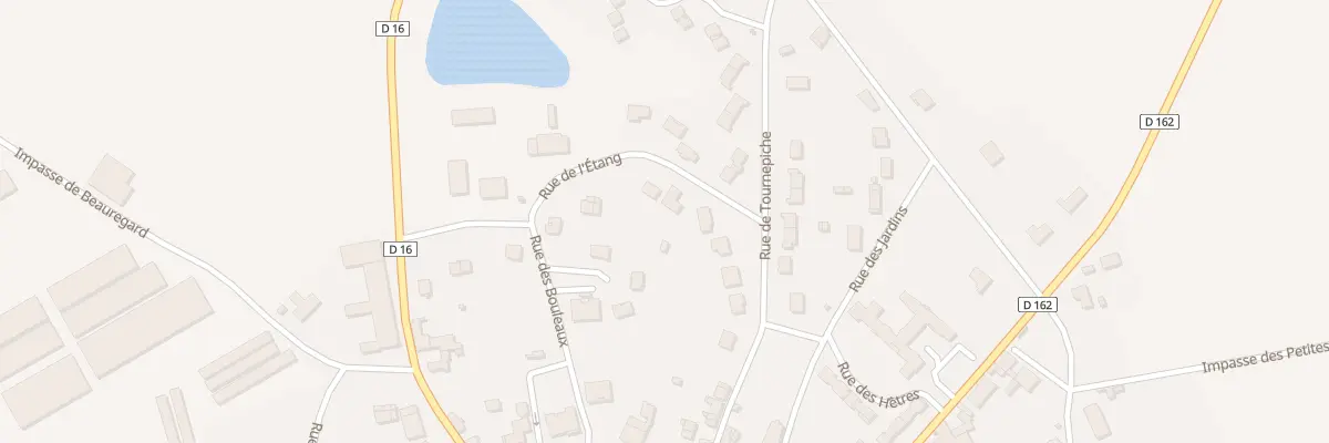 Plan du 12 Rue de l’Etang à Montembœuf