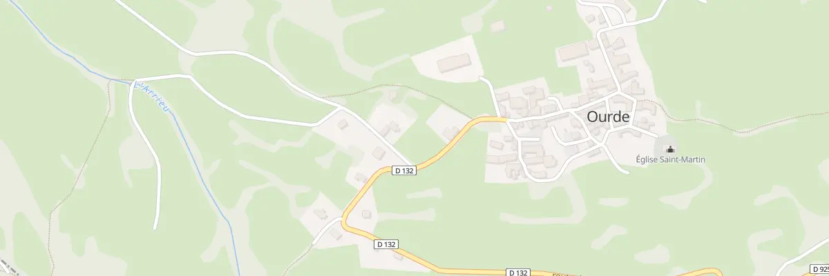 Plan du 5055 Courreges à Ourde