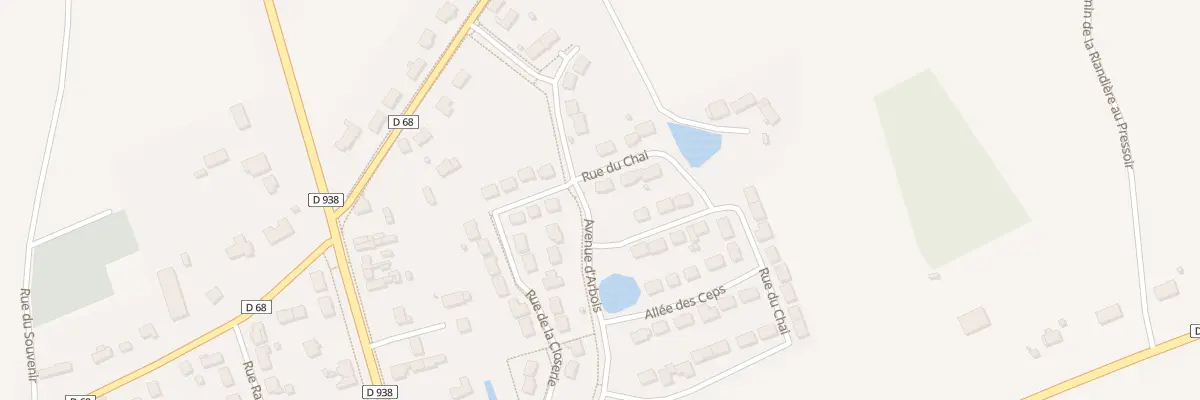 Plan du 2 Rue du Chai à Neuillé-Pont-Pierre