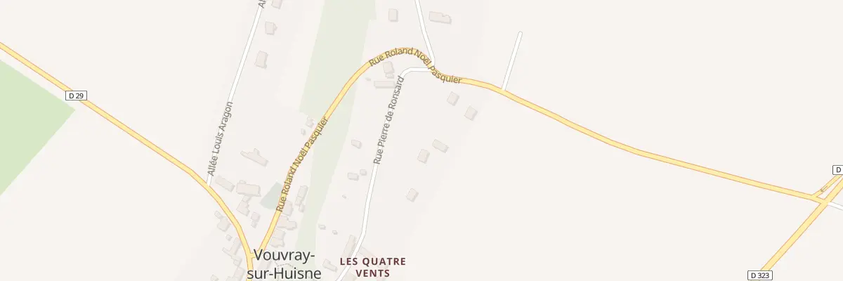 Plan du 1 Rue Pierre de Ronsard à Vouvray-sur-Huisne