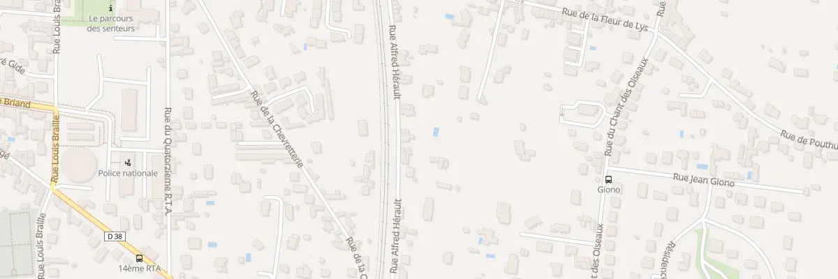 Plan du 52 Rue Alfred Hérault à Châtellerault