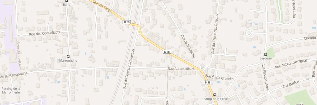 Plan du 14 Rue des Charraults à Châtellerault