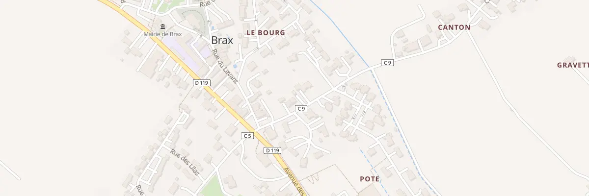 Plan du 7 Che de La Chapelle à Brax