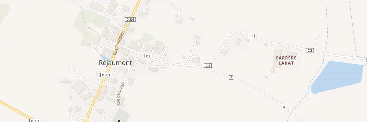 Plan du 195 Av de Montestruc à Réjaumont