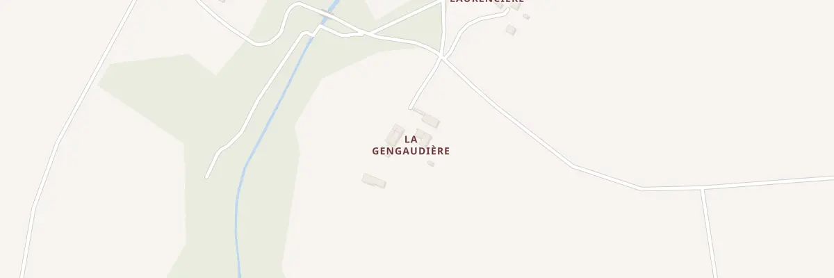 Plan du 1 Vge la Gengaudiere à Saint-Laurent-de-Jourdes