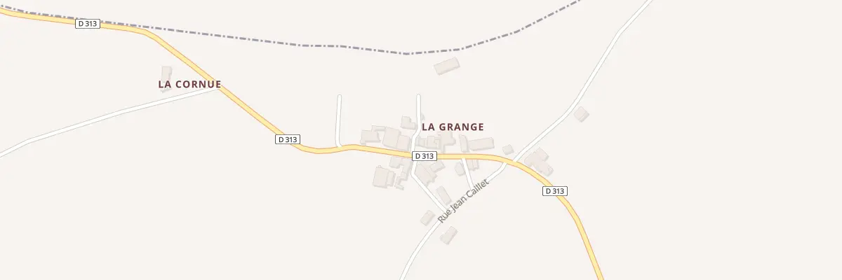 Plan du 5110 La Grange des Mottes à Ambernac
