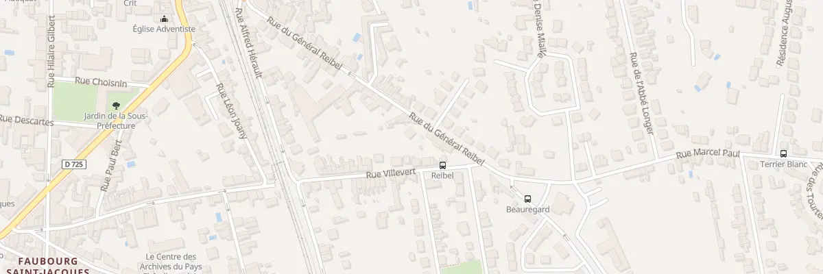 Plan du 46 Rue Général Reibel à Châtellerault
