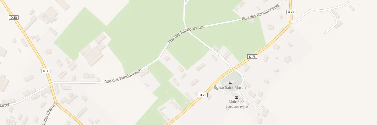 Plan du 11 Rue des Randonneurs à Sorquainville
