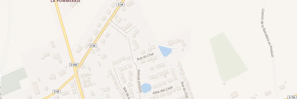 Plan du 3 Rue du Chai à Neuillé-Pont-Pierre
