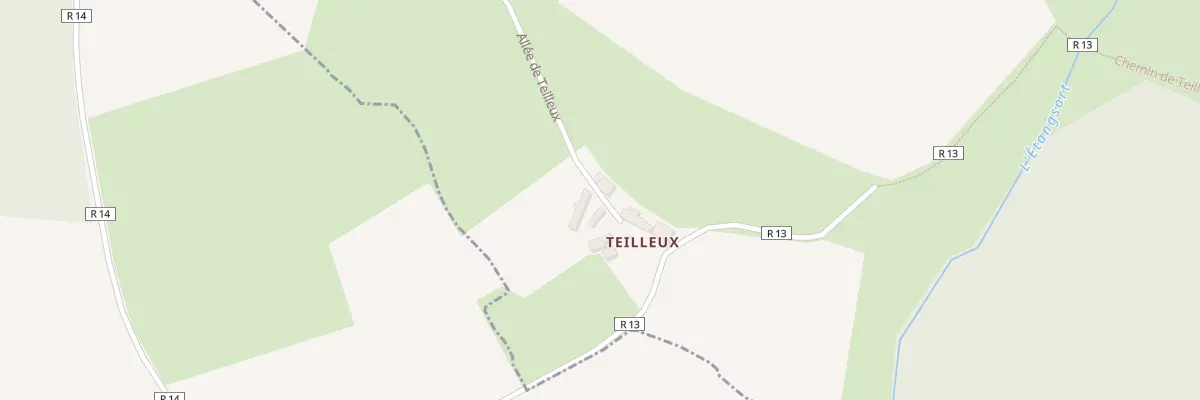 Plan du 5023 Teilleux à Maisoncelles