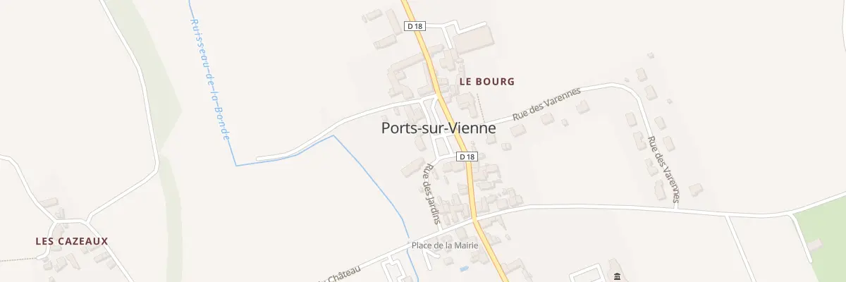 Plan du 8 Pl Romain Rideau à Ports-sur-Vienne