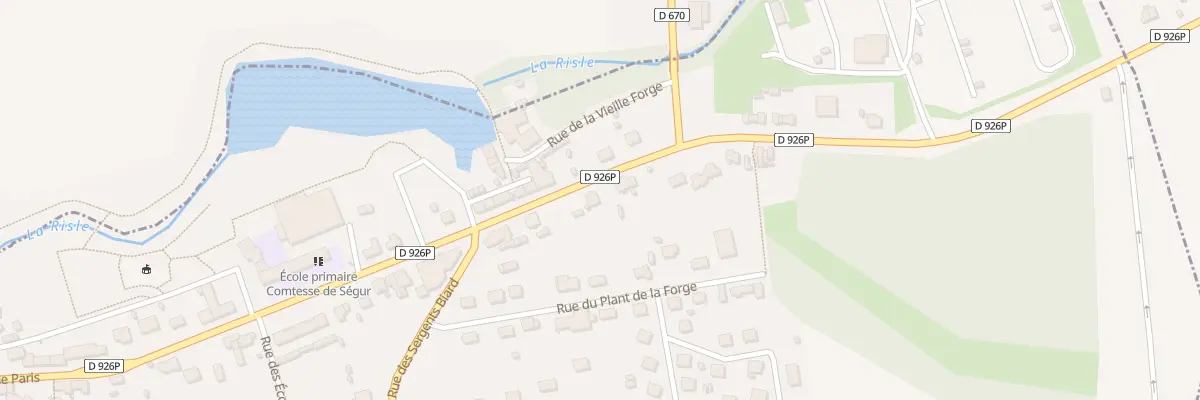 Plan du 22 Rte de Paris à Aube
