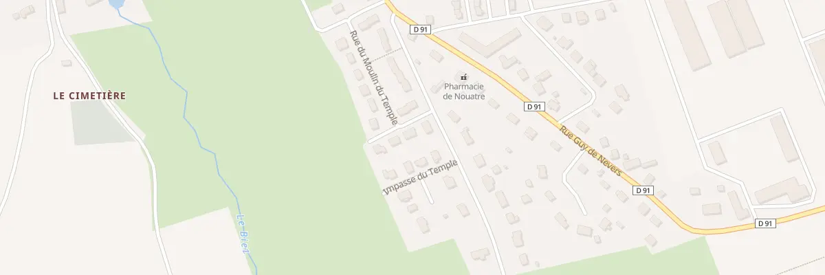 Plan du 20 Rue du Moulin du Temple à Nouâtre