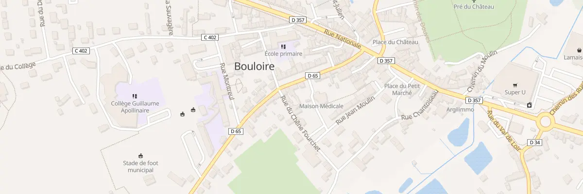 Plan du 31 Rue du Jeu de Paume à Bouloire