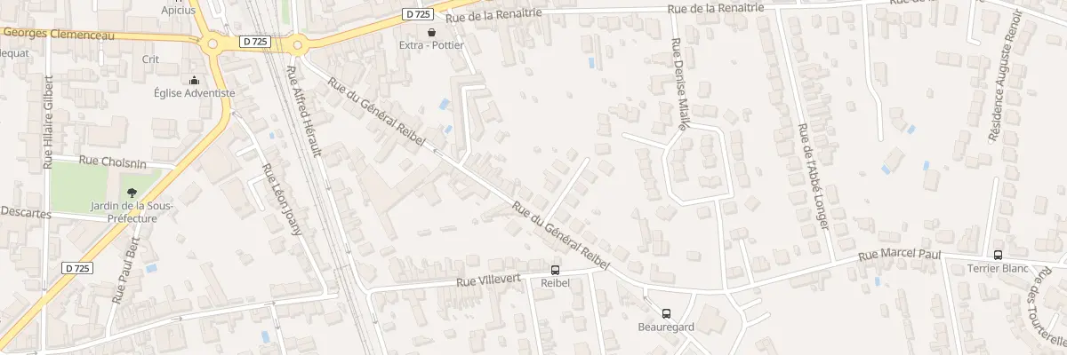 Plan du 59 Rue Général Reibel à Châtellerault