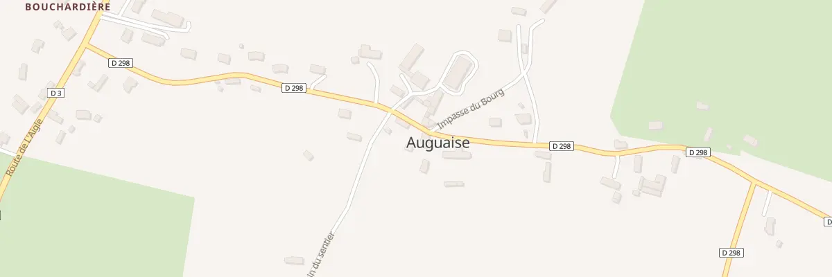Plan du 7 Le Bourg à Auguaise