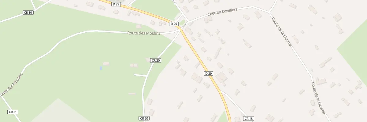 Plan du 72 Rte de Saint Georges à Campigny