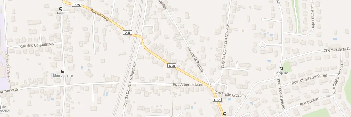 Plan du 23 Rue des Charraults à Châtellerault