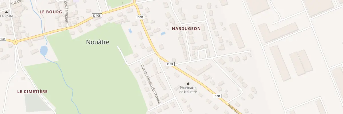 Plan du 13 Rue Guy de Nevers à Nouâtre