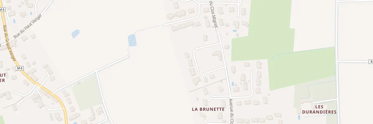 Plan du 60B Av du Clos Mignot à Luynes