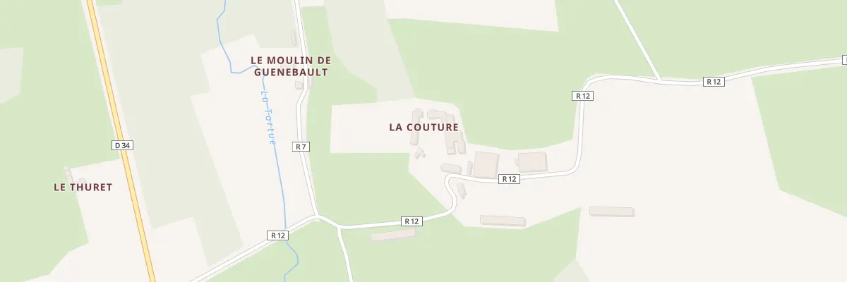 Plan du 5291 La Couture à Saint-Michel-de-Chavaignes