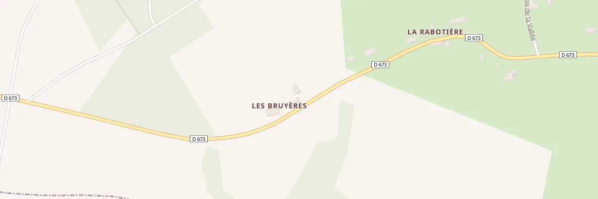 Plan du 68 Les Bruyeres à Bonnefoi
