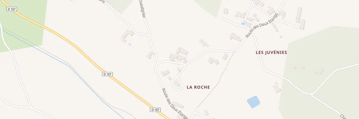 Plan du 17 La Roche à Jaure