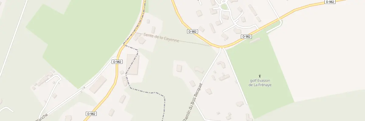 Plan du 2 Che du Bois Becquet à La Frénaye