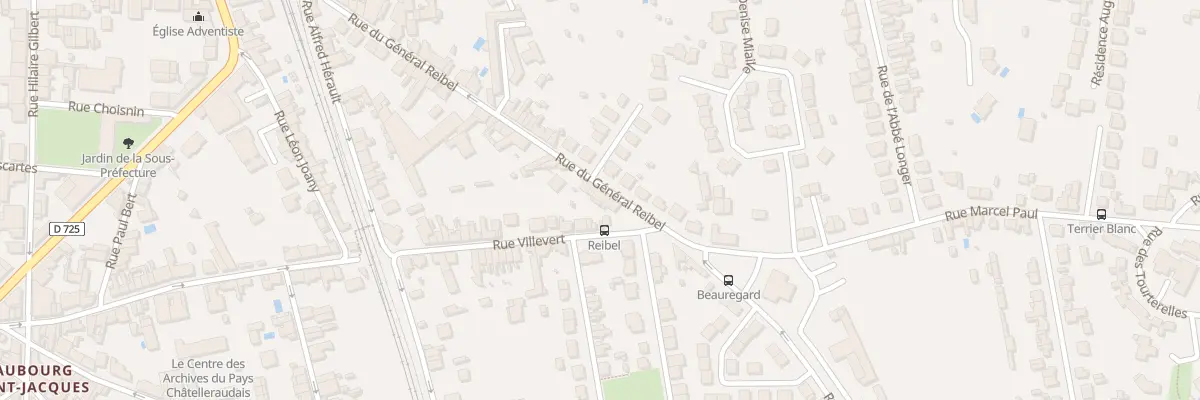 Plan du 54 Rue Général Reibel à Châtellerault