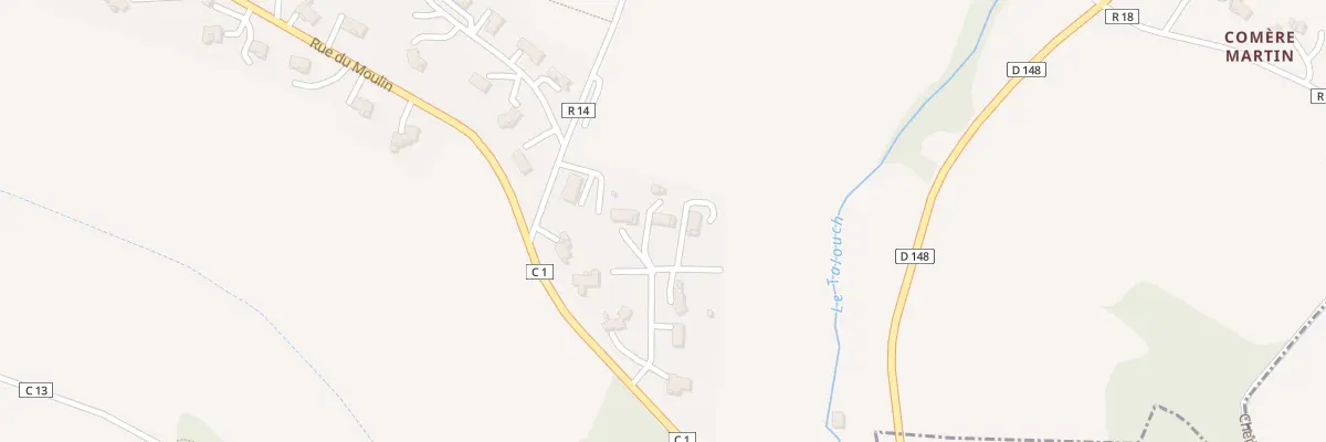 Plan du 4 Res du Broqua à Castin