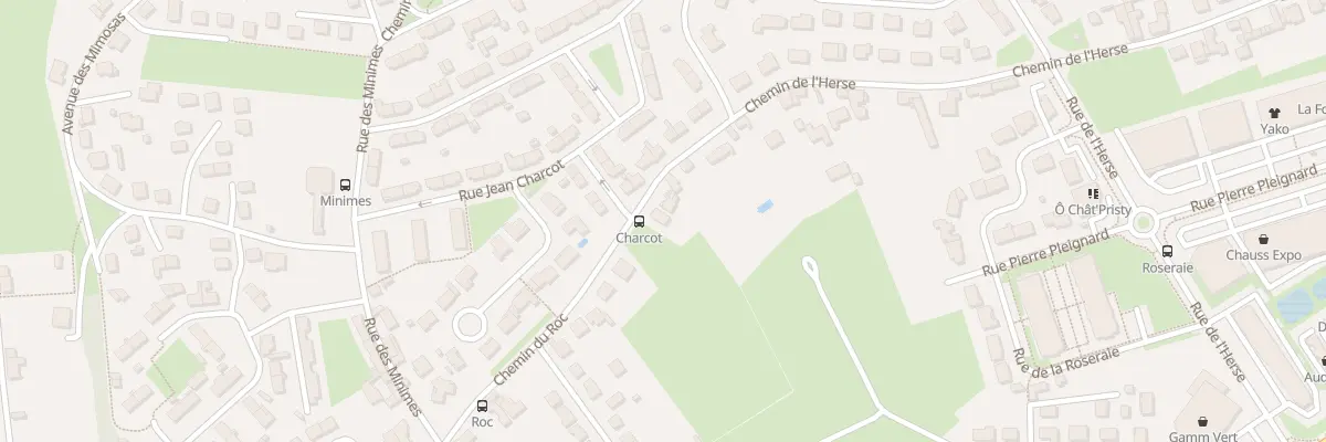 Plan du 74 Che du Roc à Châtellerault