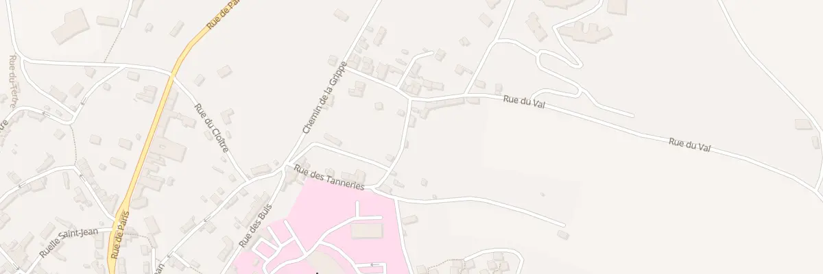 Plan du 8 Rue des Tanneries à Mortagne-au-Perche