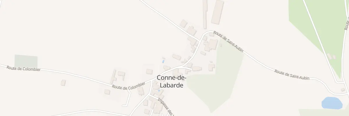 Plan du 79 Rte de St Aubin à Conne-de-Labarde