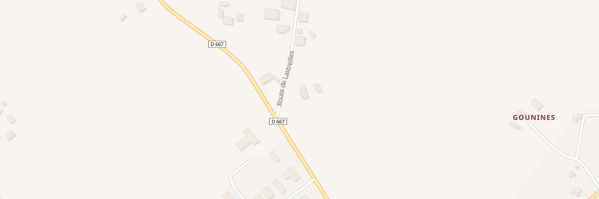 Plan du 44 Rte de Lastreilles à Saint-Étienne-de-Fougères