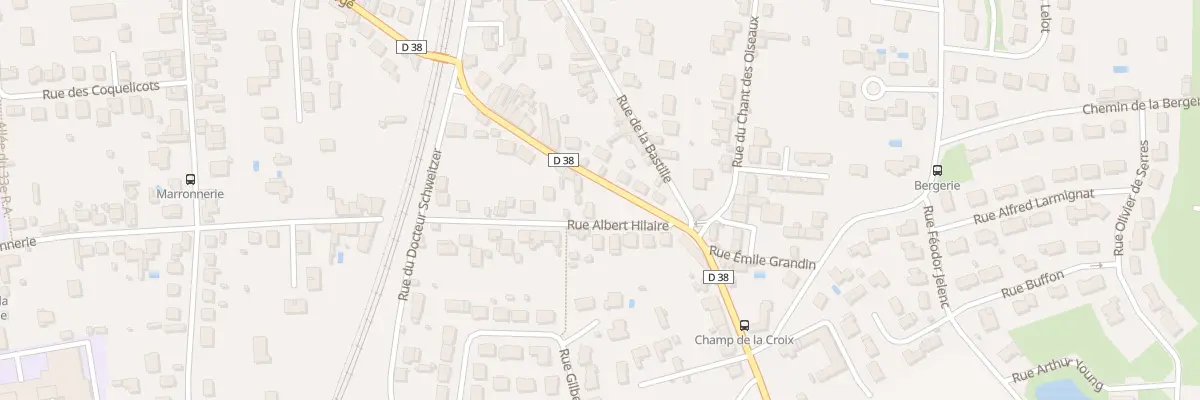 Plan du 22 Rue des Charraults à Châtellerault
