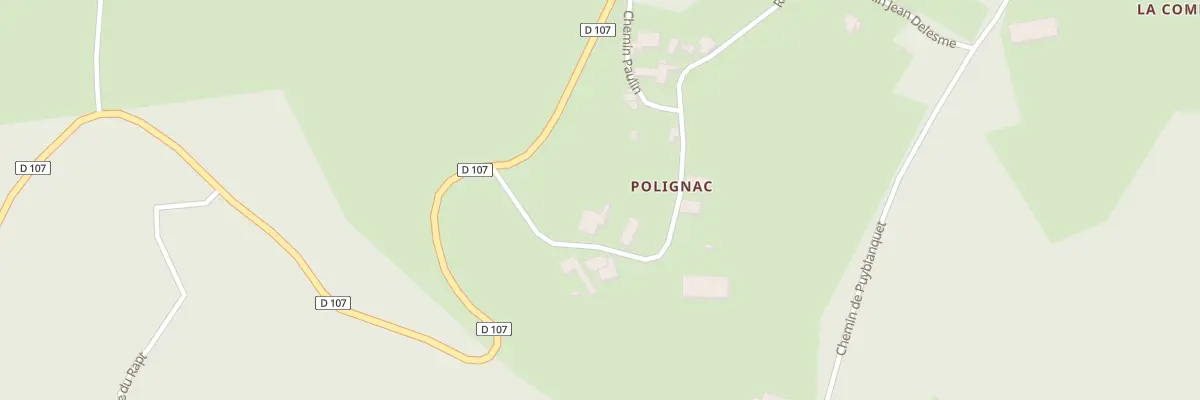 Plan du 49 Rte de Polignac à Grignols