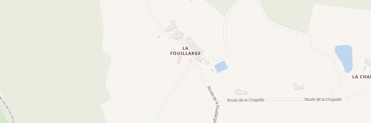 Plan du 2 Rte de la Fouillarge à Montembœuf