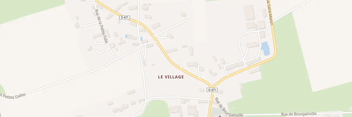 Plan du 6 Rue du Village à Vinnemerville